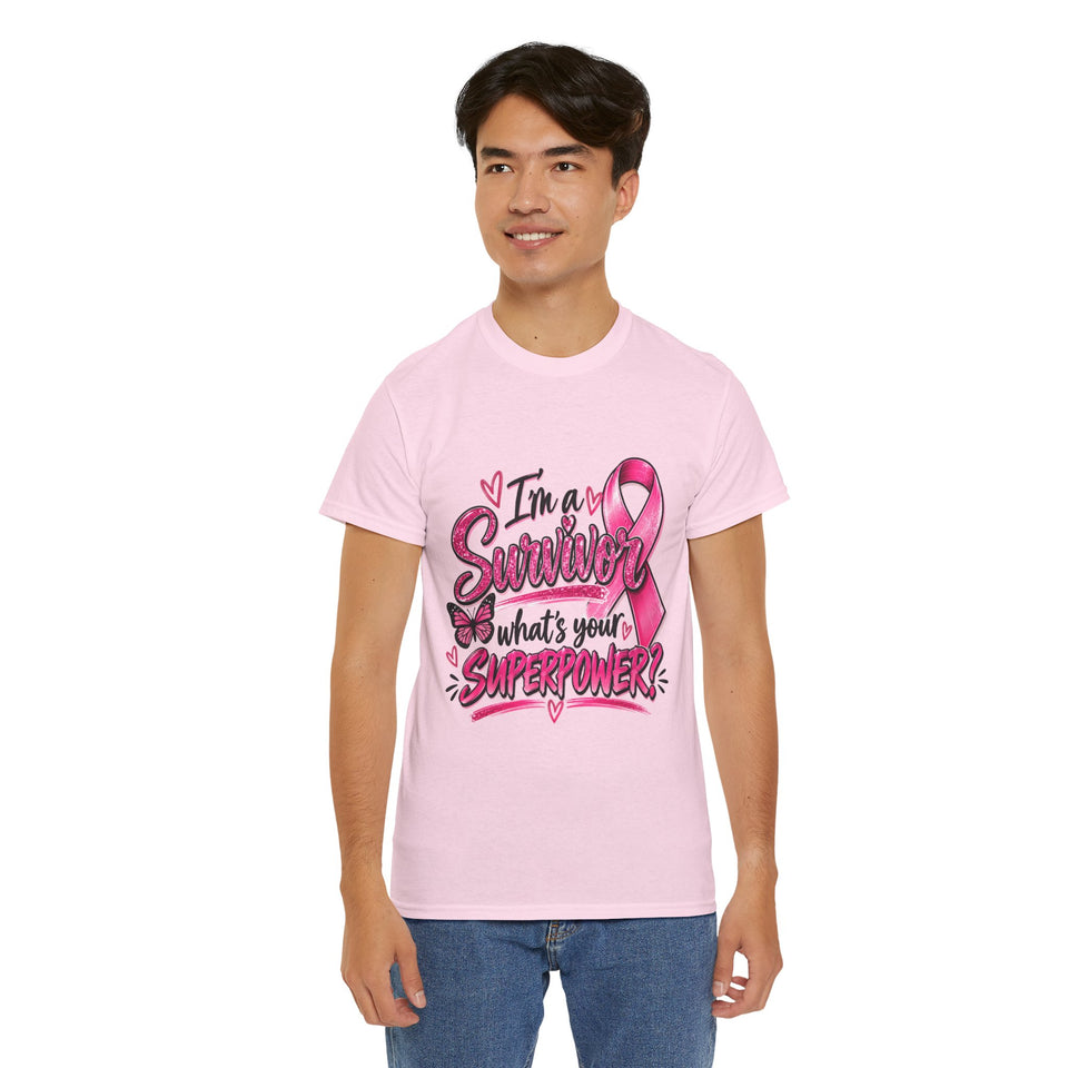 Breast Cancer Awareness Unisex Heavy Cotton Tee