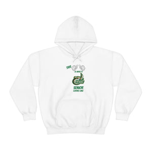 This Is What A UNCC Senior Looks Like Unisex Heavy Blend™ Hooded Sweatshirt
