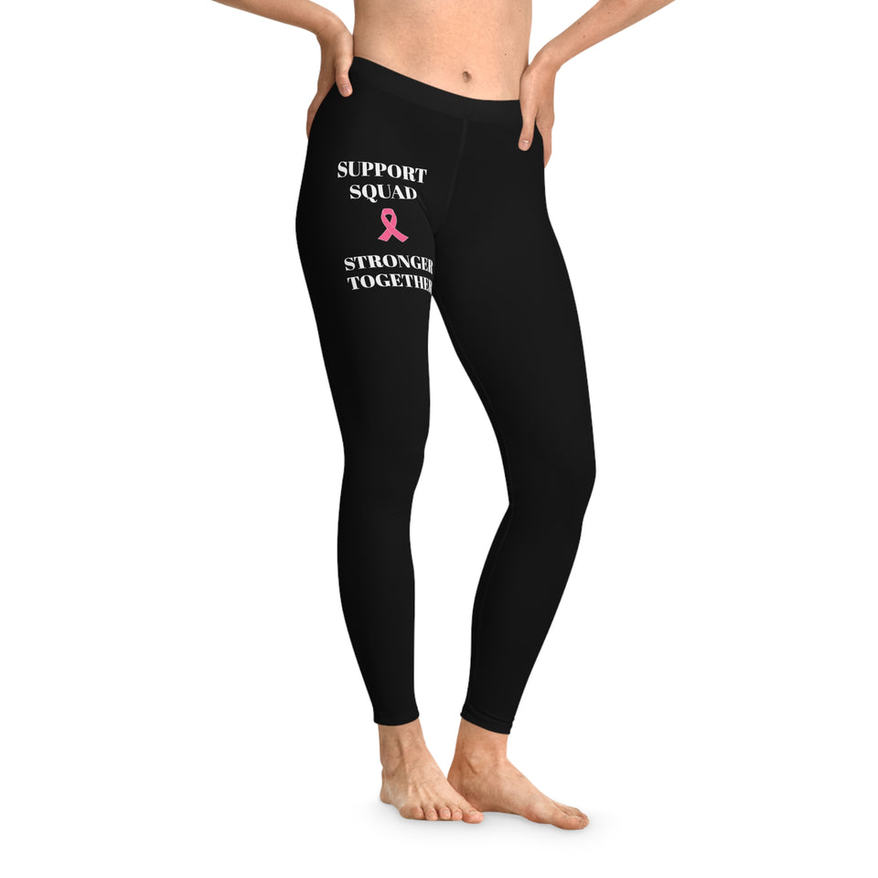 Breast Cancer Awareness Stretchy Leggings (AOP)