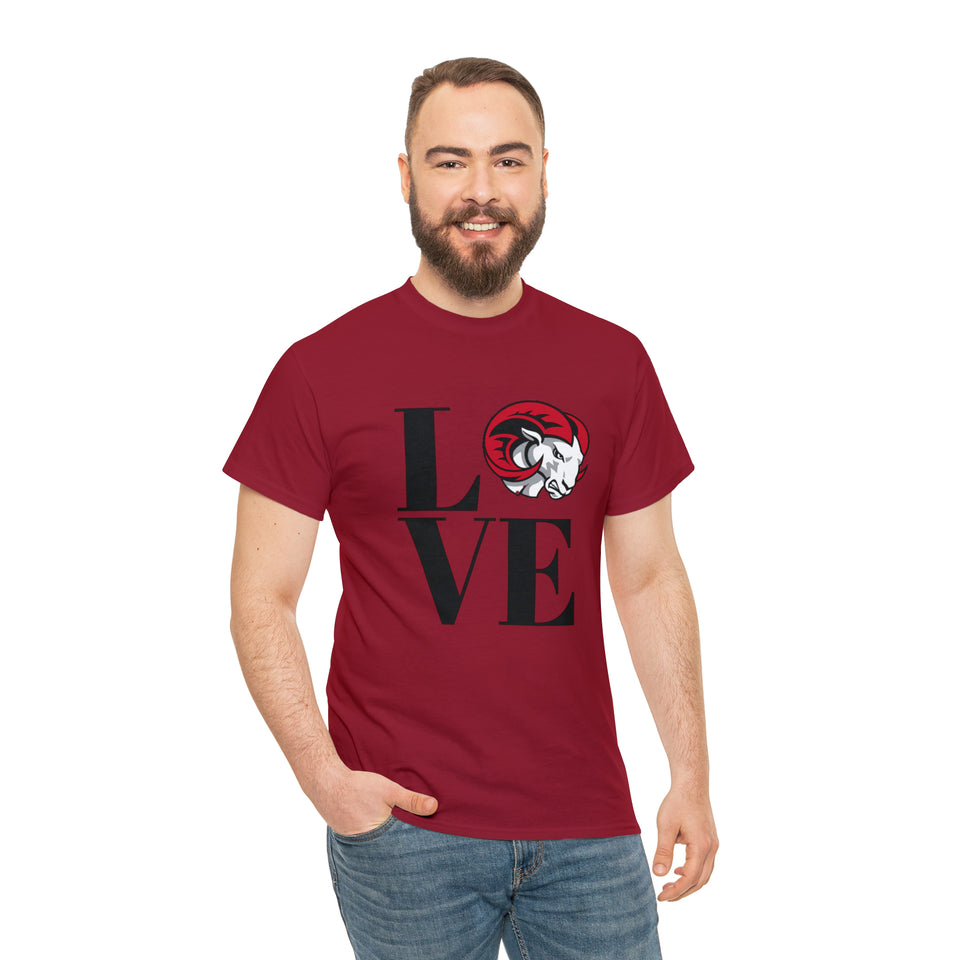 LOVE WSSU Unisex Heavy Cotton Tee