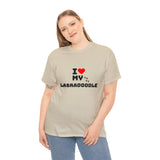 I Love My Labradoodle Unisex Heavy Cotton Tee