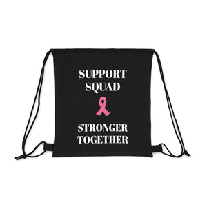 Breast Cancer Awareness Outdoor Drawstring Bag