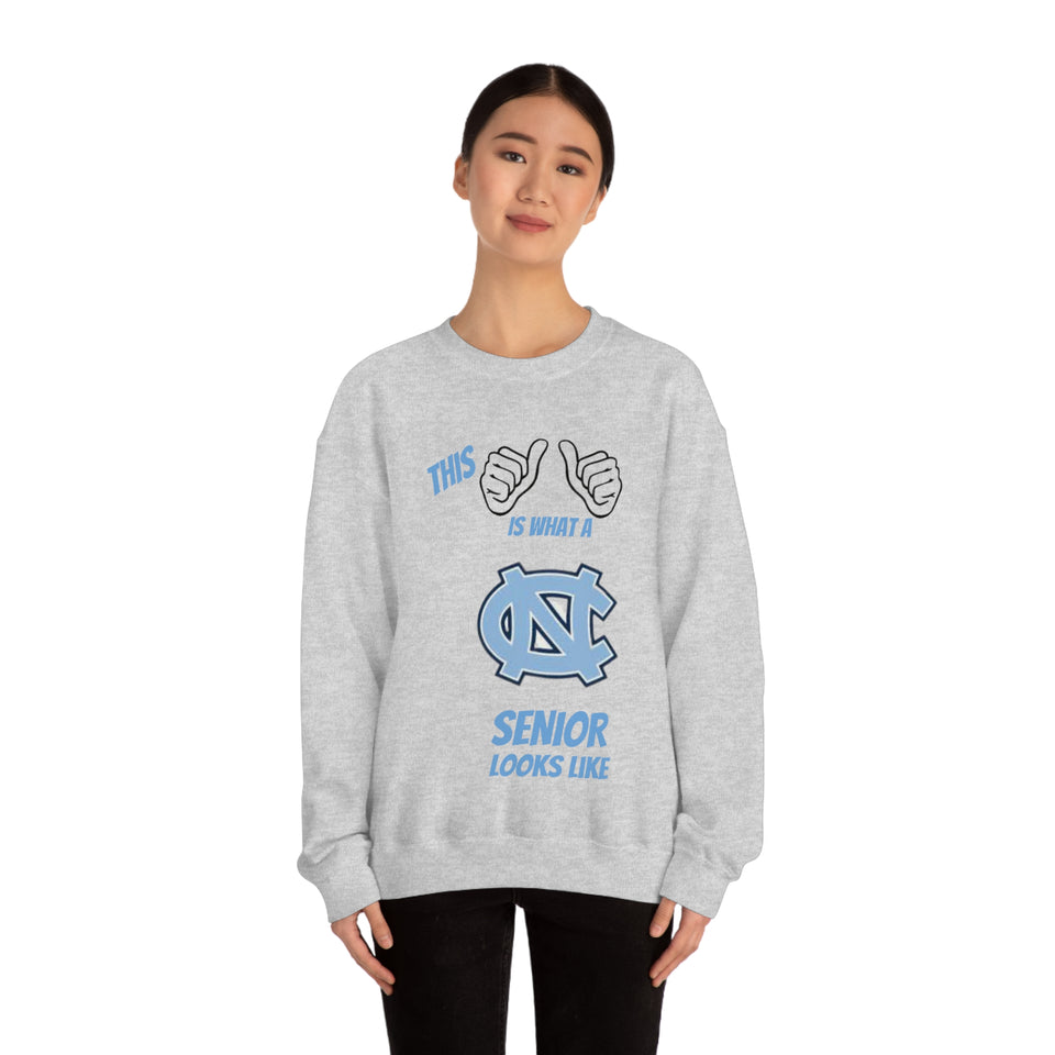 This Is What A Chapel Hill Senior Looks Like Unisex Heavy Blend™ Crewneck Sweatshirt