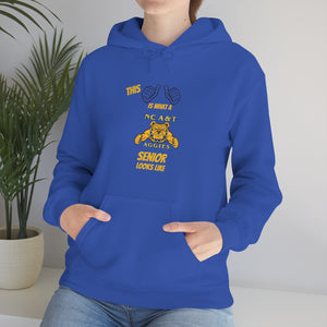 This Is What A NC A&T Senior Looks Like Unisex Heavy Blend™ Hooded Sweatshirt