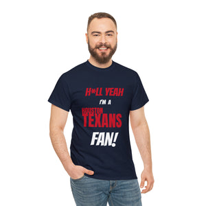 Houston Texans Football Unisex Heavy Cotton Tee