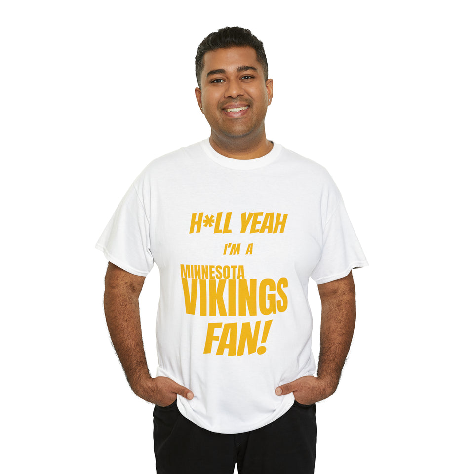 Minnesota Vikings Football Unisex Heavy Cotton Tee