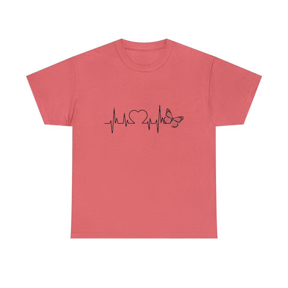 Love Butterflies Unisex Heavy Cotton Tee