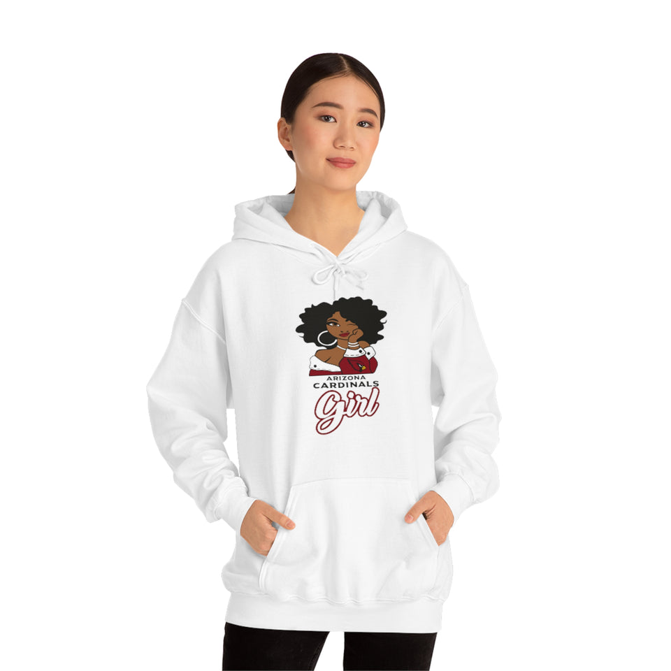 Arizona Cardinals Girl Unisex Heavy Blend™ Hooded Sweatshirt