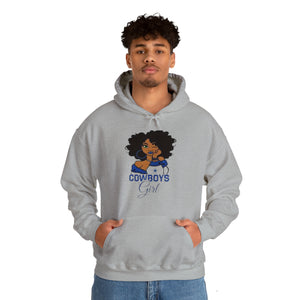 Dallas Cowboys Girl Unisex Heavy Blend™ Hooded Sweatshirt