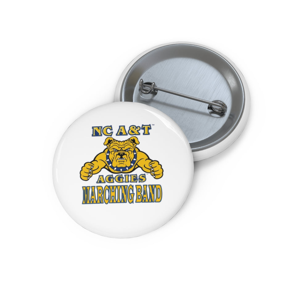 NC A&T Marching Band Custom Pin Buttons