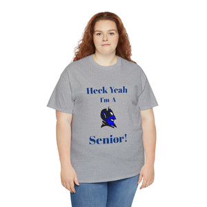 Heck Yeah I'm a Duke Senior Unisex Heavy Cotton Tee
