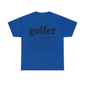 Golfer Unisex Heavy Cotton Tee