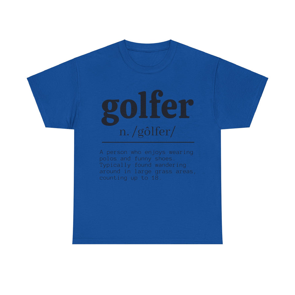 Golfer Unisex Heavy Cotton Tee