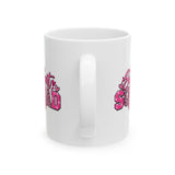 Support Squad Breast Cancer Awareness Ceramic Mug, (11oz, 15oz)