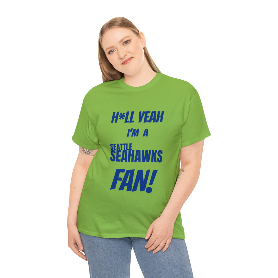Seattle Seahawks Football Unisex Heavy Cotton Tee