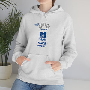 This Is What A Duke Senior Looks Like Unisex Heavy Blend™ Hooded Sweatshirt