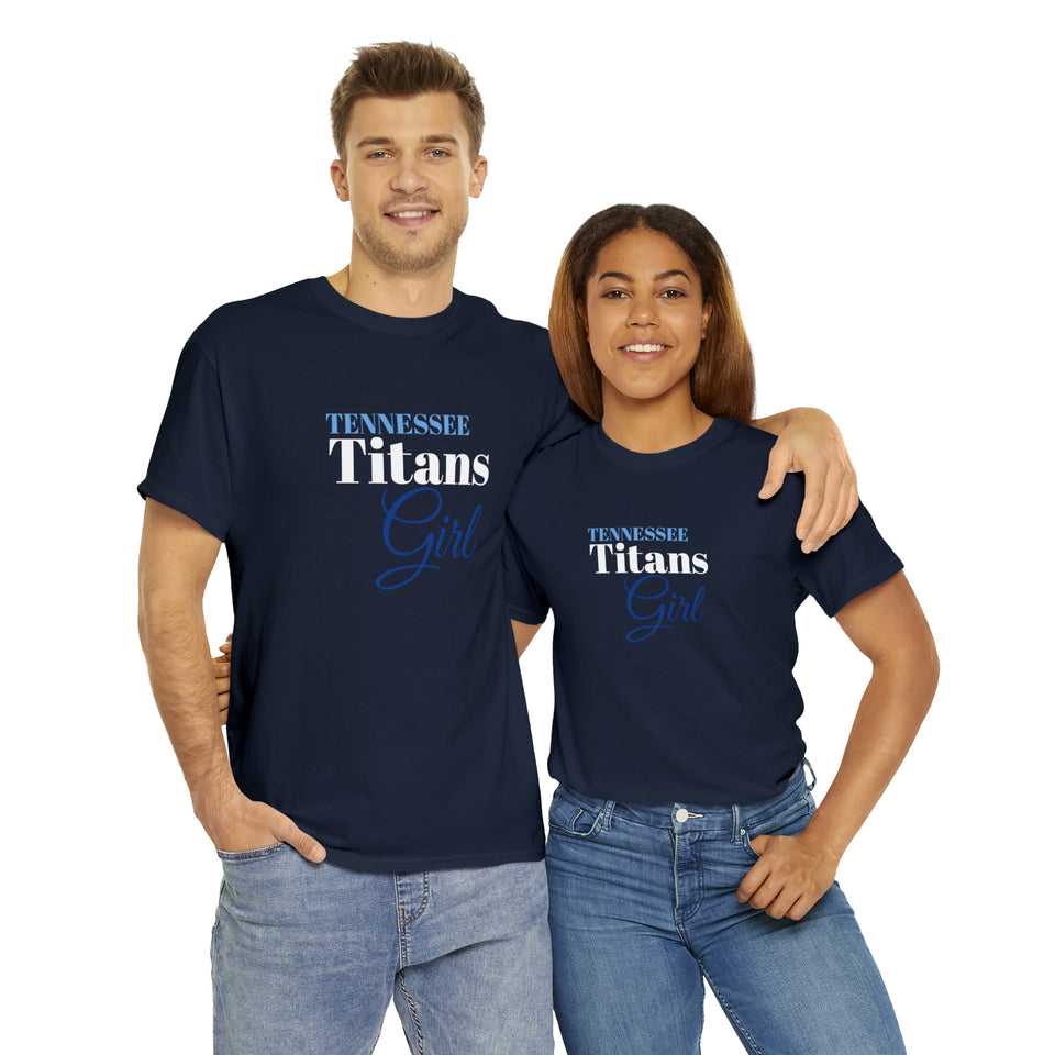 Tennessee Titans Girl Unisex Heavy Cotton Tee