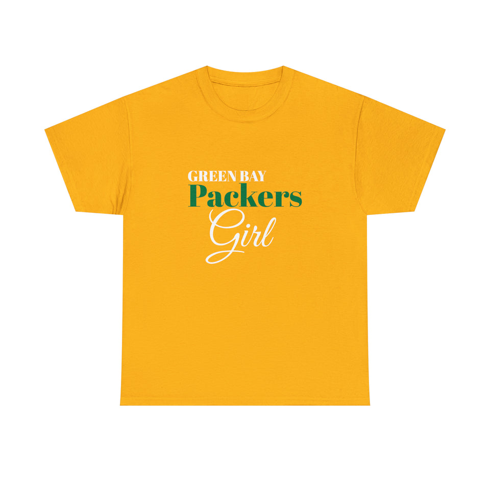 Green Bay Packers Girl Unisex Heavy Cotton Tee
