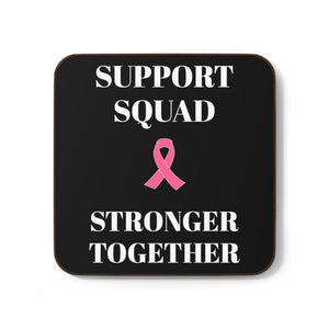 Breast Cancer Awareness Hardboard Back Coaster