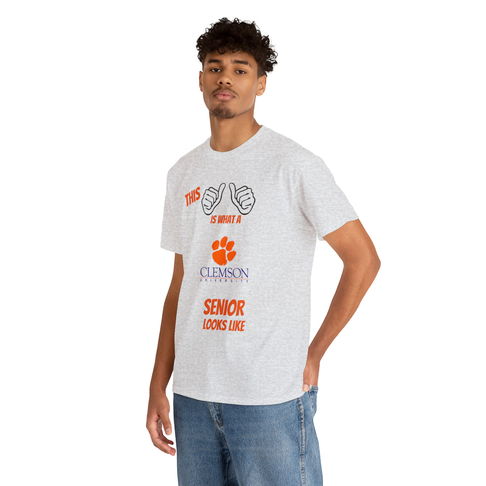 This Is What A Clemson Senior Looks Like Unisex Heavy Cotton Tee