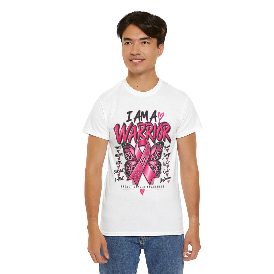 Breast Cancer Awareness Unisex Heavy Cotton Tee