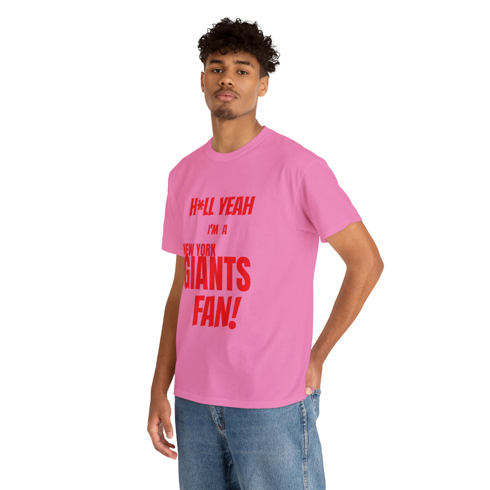 New York Giants Football Unisex Heavy Cotton Tee