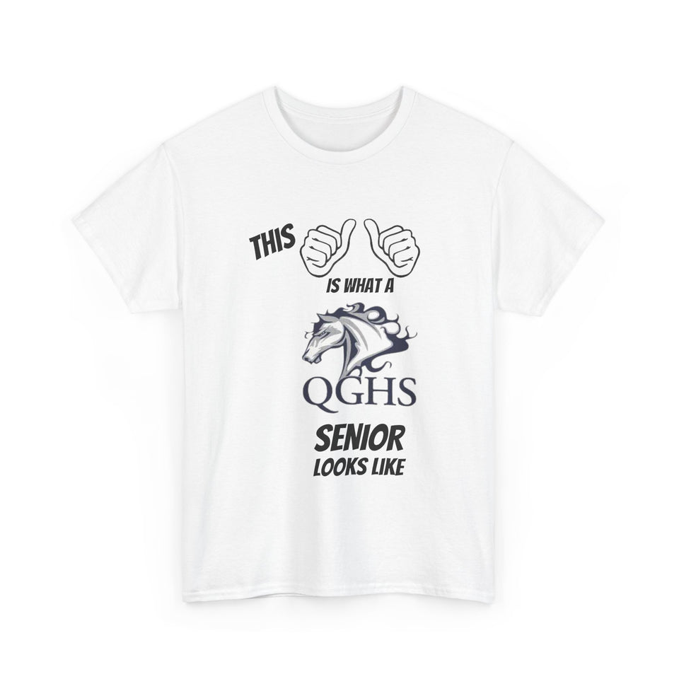 This Is What A Queens Grant High School Senior Looks Like Class Of 2025 Unisex Heavy Cotton Tee