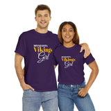 Minnesota Vikings Girl Unisex Heavy Cotton Tee