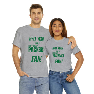 Green Bay Packers Football Unisex Heavy Cotton Tee
