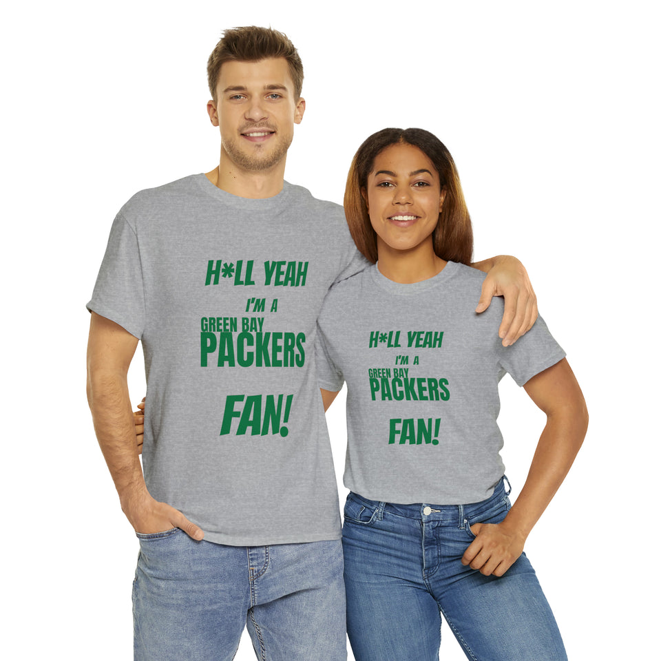 Green Bay Packers Football Unisex Heavy Cotton Tee