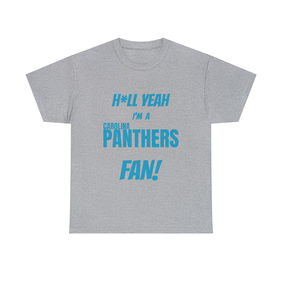 Carolina Panthers Football Unisex Heavy Cotton Tee