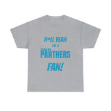 Carolina Panthers Football Unisex Heavy Cotton Tee