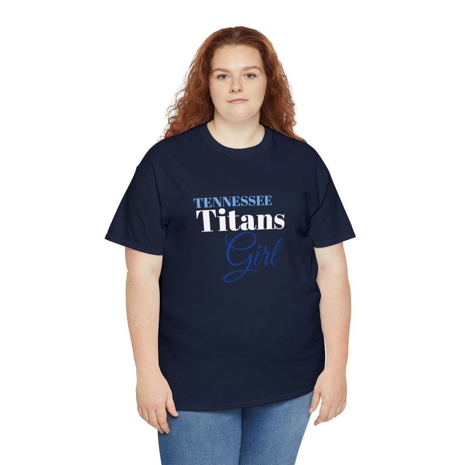 Tennessee Titans Girl Unisex Heavy Cotton Tee