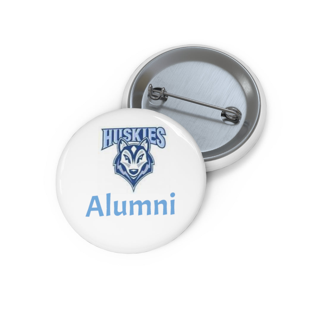 Hunter Huss Alumni Custom Pin Buttons
