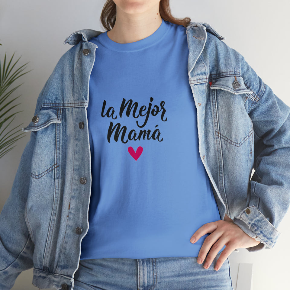 The Best Mom Spanish Unisex Heavy Cotton Tee