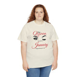 This Queen was Born In January Unisex Heavy Cotton Tee