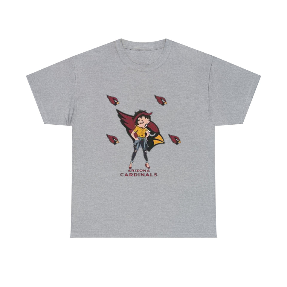 Arizona Cardinals Betty Unisex Heavy Cotton Tee