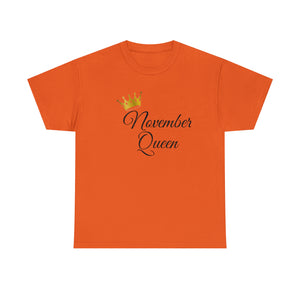 November Queen Unisex Heavy Cotton Tee
