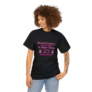 Breast Cancer Sisterhood Unisex Heavy Cotton Tee