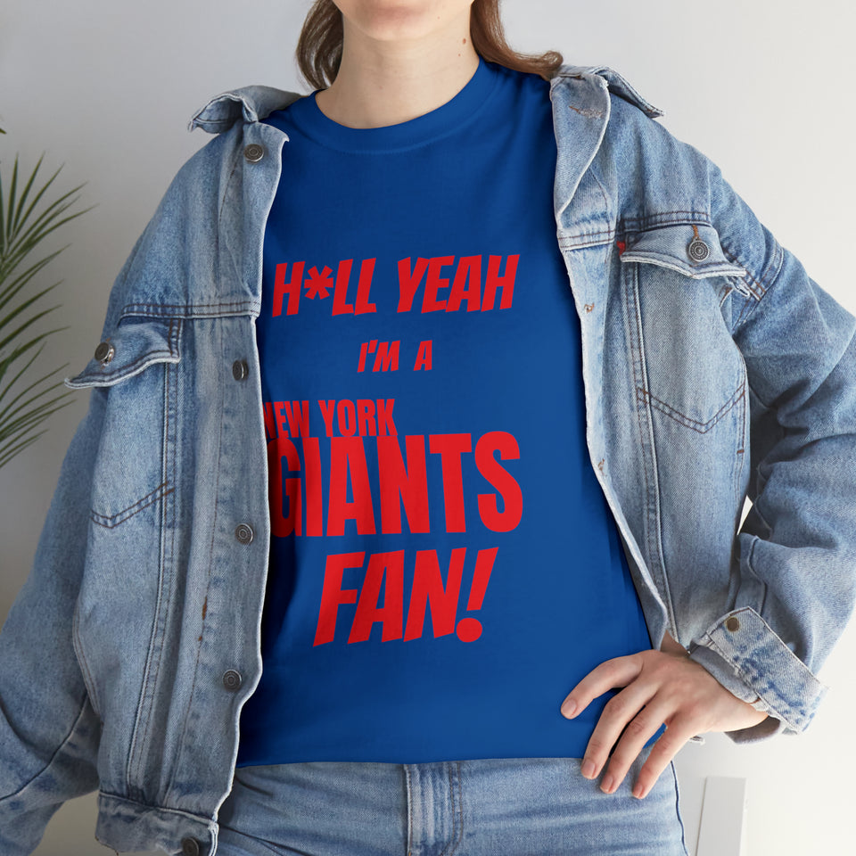 New York Giants Football Unisex Heavy Cotton Tee