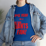 New York Giants Football Unisex Heavy Cotton Tee