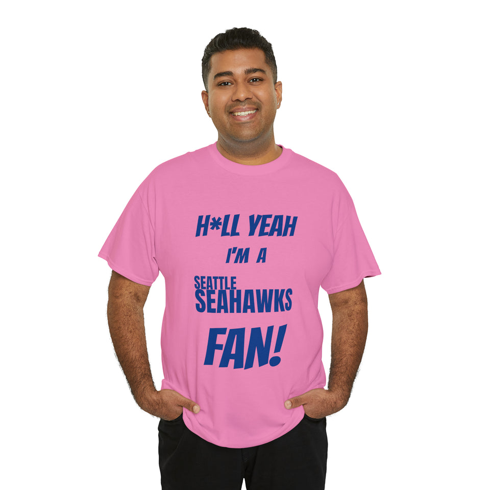 Seattle Seahawks Football Unisex Heavy Cotton Tee