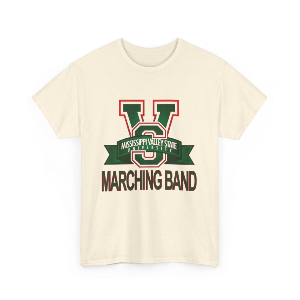 Mississippi Valley State Marching Band Unisex Heavy Cotton Tee