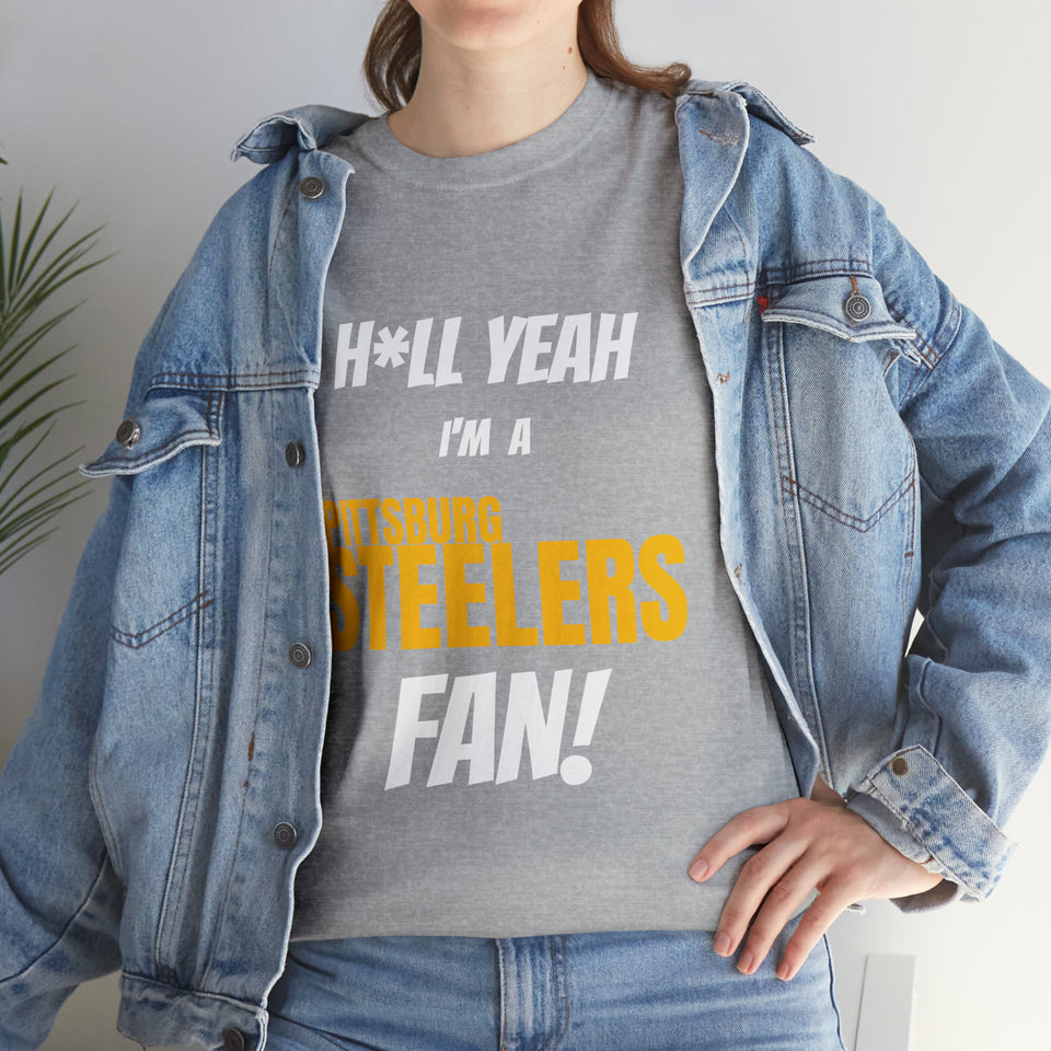Pittsburgh Steelers Football Unisex Heavy Cotton Tee