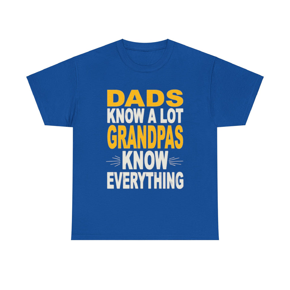 Grandpas Know Everything Unisex Heavy Cotton Tee
