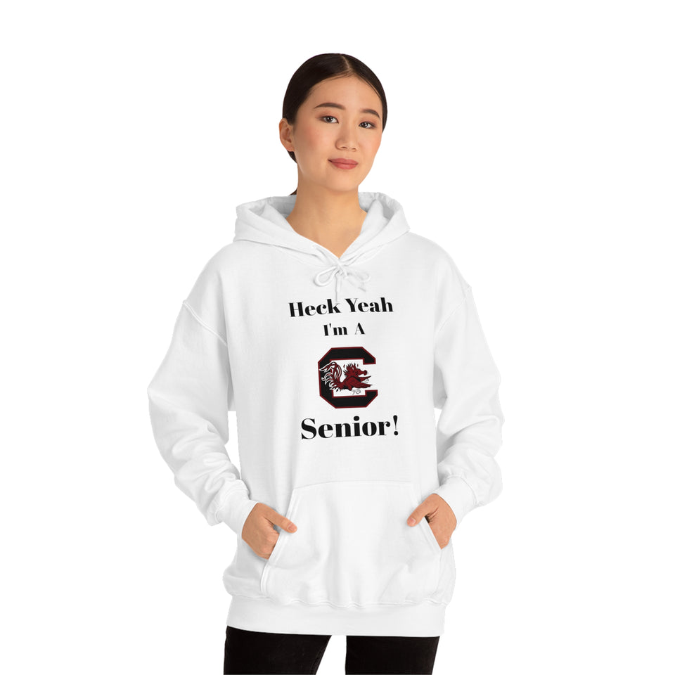 Heck Yeah I'm A SC Gamecocks Senior Unisex Heavy Blend™ Hooded Sweatshirt