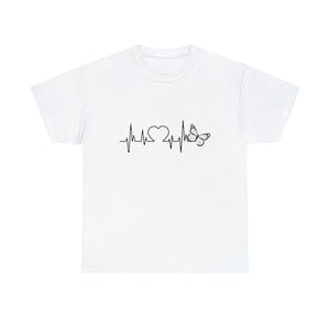 Love Butterflies Unisex Heavy Cotton Tee