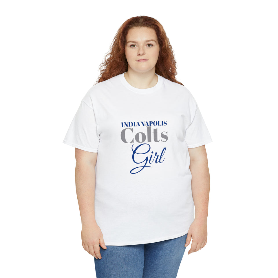 Indianapolis Colts Girl Unisex Heavy Cotton Tee
