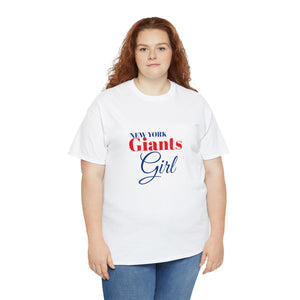 New York Giants Girl Unisex Heavy Cotton Tee