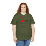 I Love My Cat Unisex Heavy Cotton Tee